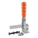 KIPP Serre-joint rapide Standard pied horizontal vertical bras de maintien complet acier zingué