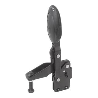 KIPP Serre-joint rapide vertical avec verrouillage de sécurité pied vertical F1=2500 renforcé