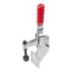 KIPP Serre-joint rapide vertical Pied standard coudé F1=1600 tige de pression fixe