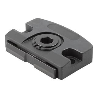 KIPP Serrure à levier plat avec excentrique Forme B sans goupille cylindrique S=1 F=4 acier trempé