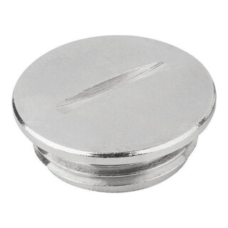 KIPP Sluitbout rond M16x1,5 6mm messing vernikkeld