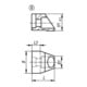KIPP Spannbacken Form B Standard-Spannbacke H1=21 Einsatzstahl nitriert
