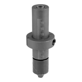 KIPP Spannbolzen Form A ohne Klemmhebel D=28 H=129 Stahl brüniert