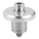 KIPP Spannbolzen mit Scheibe D 20 H 48 Edelstahl blank
