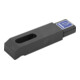 KIPP Spanneisen mit Kraftsensor M10 80 x 30 x 20mm Vergütungsstahl gehärtet