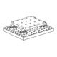 KIPP Spannelement mit Gripper Größe 16 130 x 100 x 113 mm Stahl brüniert