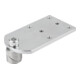 KIPP Spanpen met adapterplaat D=16 L=96 B=52 staal bruin Form B Komp S