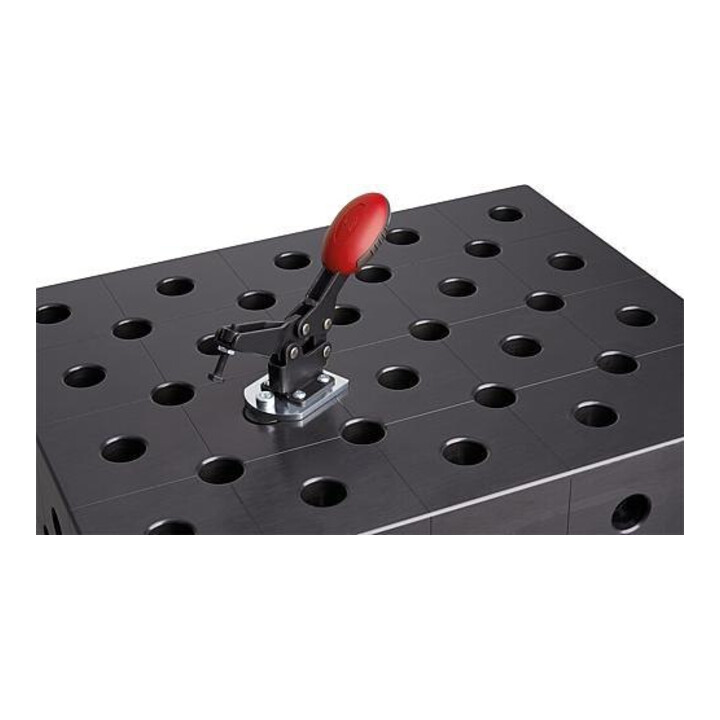 KIPP Spanpen met adapterplaat D=28 L=96 B=52 staal bruin Form C