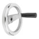 KIPP Speichenhandrad 2-Speichen D1=250 Aluminium Passbohrung Nut D2=26H7 B3=8 T=29,3