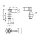 KIPP Sperrpen D=4 M10 vorm D met draadbus staal bruineren