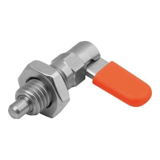 KIPP Sperrpen met aanslag links D=10 M16 vorm D M