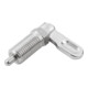 KIPP Sperrpen met aanslag links Ø 8mm M12 Vorm A handgreep onbehandeld zonder moer