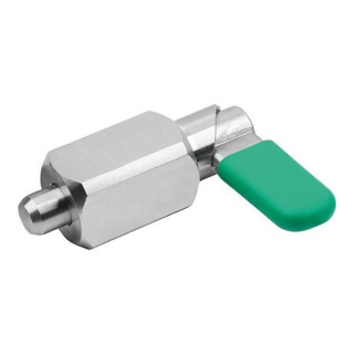 KIPP Sperrpen Vierkant Gr. 2 D=5 RVS blank met kapje