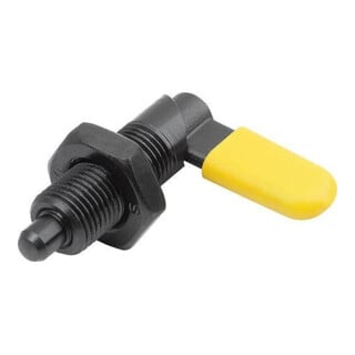 KIPP Sperrriegel D12 M20 Form D Gewindehülse Stahl brüniert