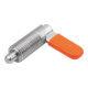 KIPP Sperrriegel M10 Ø6mm Form C Edelstahl blank Kappe