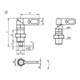 KIPP Sperrriegel M10x1 D=4 SW10 Form B ohne Kappe Mutter