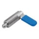 KIPP Sperrriegel M10x1 Ø5mm Form C Edelstahl blank Kappe
