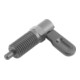 KIPP Sperrriegel M12 D=6 Rechts Griff pulverbeschichtet ohne Mutter Form C