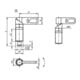 KIPP Sperrriegel M16x1,5 Ø10 SW16 Form A ohne Kappe