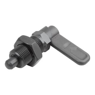 KIPP Sperrriegel M20 D=10 SW1=20 Form B ohne Kappe Mutter