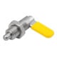 KIPP Sperrriegel M20 x 1,5 Ø 10mm Edelstahl blank Form D mit Gewindehülse Mutter Kappe