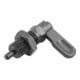 KIPP Sperrriegel mit Anschlag links D6 M10 Form B Griff unbeschichtet mit Mutter