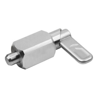 KIPP Sperrriegel Vierkant Gr. 2 D=5 Vorm G RVS blank zonder kapje
