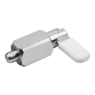 KIPP Sperrriegel Vierkant Gr. 3 D=8 Edelstahl blank mit Kappe