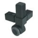 KIPP Steckverbinder Winkel mit Abgang+Gewinde A30 L77 Polyamid Stahl