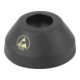 KIPP Teller antistatisch Form B Ø 49mm Thermoplast schwarz Anti-Slip-Platte