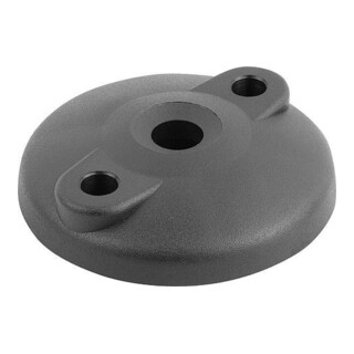 KIPP Teller E thermoplast zwart Ø 100