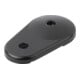 KIPP Teller mit Ausleger Form D Zink Anti-Slip-Platte schwarz pulverbeschichtet