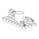 KIPP Tendeur à ressort simple M12 95 × 54 × 36 mm acier trempé