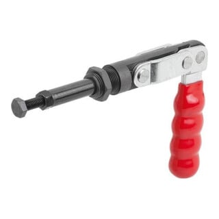 KIPP Tendeur à tige coulissante Standard acier plastique rouge F2=5500