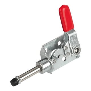 KIPP Tendeur à tige poussoir Mini Form A acier plastique rouge