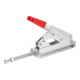 KIPP Tendeur à tige poussoir Standard F2=3000 acier zingué plastique rouge