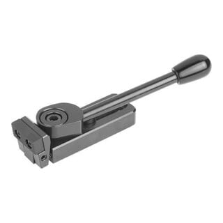 KIPP Tendeur à traction inférieure gauche A 121,5 40 x 40 acier