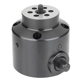 KIPP Tendeur M16 en acier allié noir, compatible automatisation, avec vis de serrage
