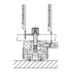 KIPP Tige de serrage B12 C100 acier trempé