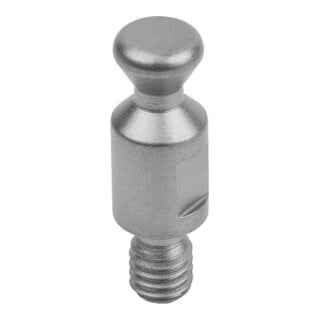 KIPP Tige de serrage D8 H14 M05 Forme A acier inoxydable trempé