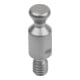 KIPP Tige de serrage D8 H14 M05 Forme A acier inoxydable trempé