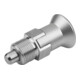 KIPP Vergrendelpen korte uitvoering GR.0 D1=M08X1 D=4 Vorm C vergrendelgroef