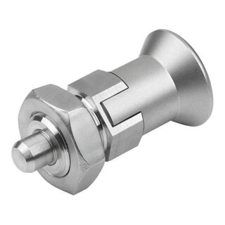 KIPP Vergrendelpen M12 x 1,5 6 mm Vorm D Rastnut Ko.
