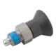 KIPP Vergrendelpen M12x1,5 D6 korte uitvoering met draadborging Gr.2