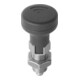 KIPP Vergrendelpen met toestandsensor M10x1 D=5 Vorm D met borggroef met contact Grootte 1