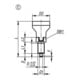 KIPP Vergrendelpen met toestandsensor M20x1,5 D=12 Vorm C Rastnut Gr.4