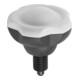 KIPP Vergrendelpen met vijfsterhandgreep M12x1,5 L=57,8mm D2=50mm