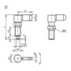 KIPP Verrou de blocage avec guidage intérieur D8 M16x1,5 Forme C Capuchon sans écrou