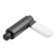 KIPP Verrou de blocage version lisse D6 D1 12 Form F avec douille et capuchon