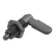 KIPP Verrou de sécurité D=5 M10x1 acier brunie avec douille filetée et capuchon